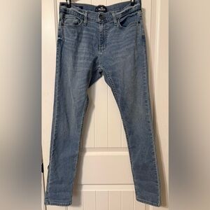 Hollister Men’s 30x32 Epic Flex Light Blue Skinny Jeans